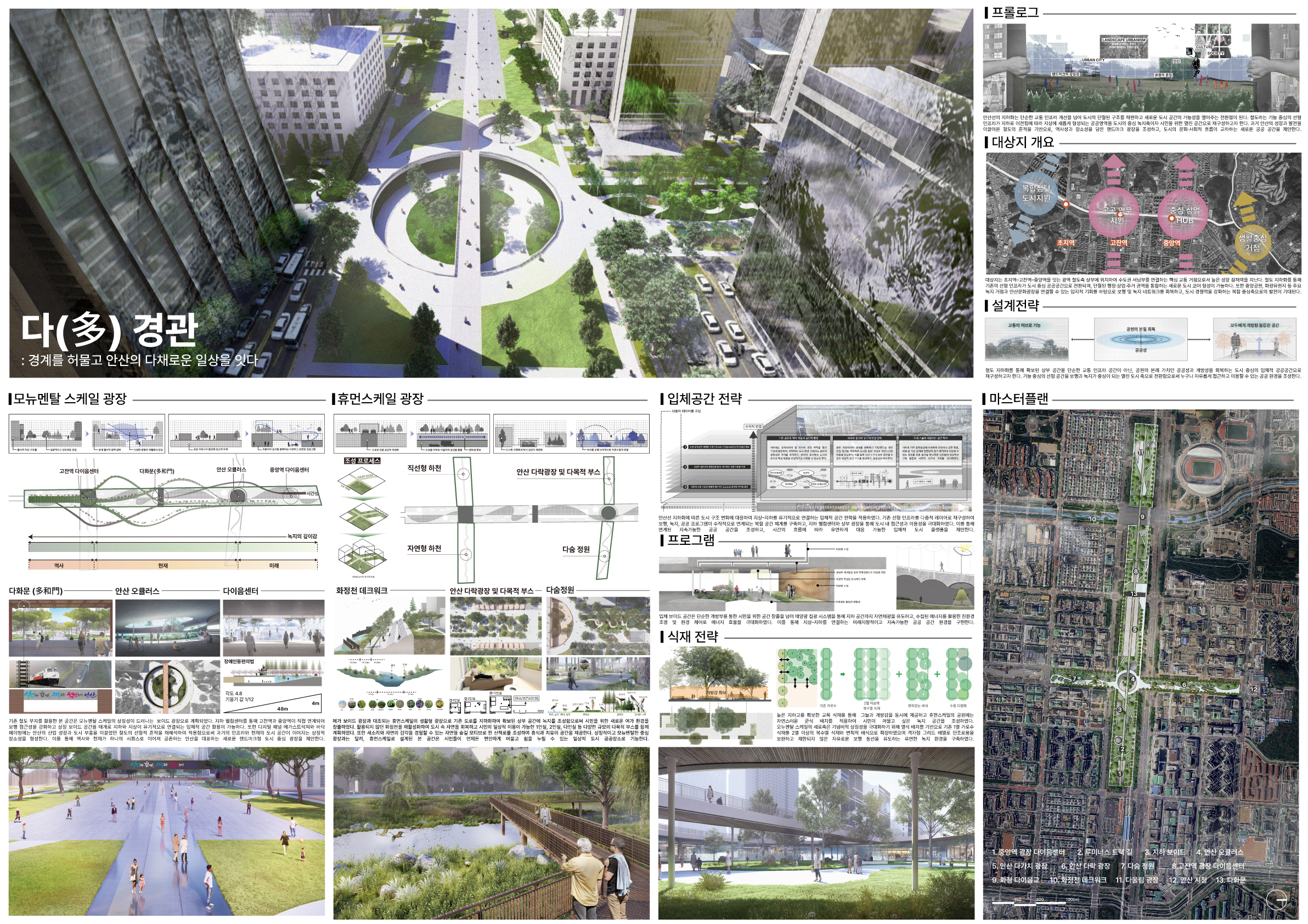 상부 광장 디자인 공모전 수상작(다(多)경관)_우수작