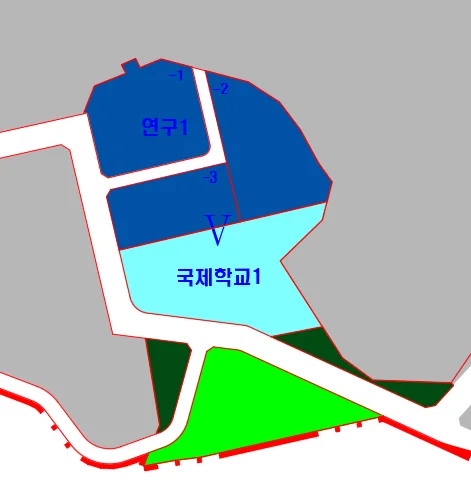 제2토취장 토지이용계획도