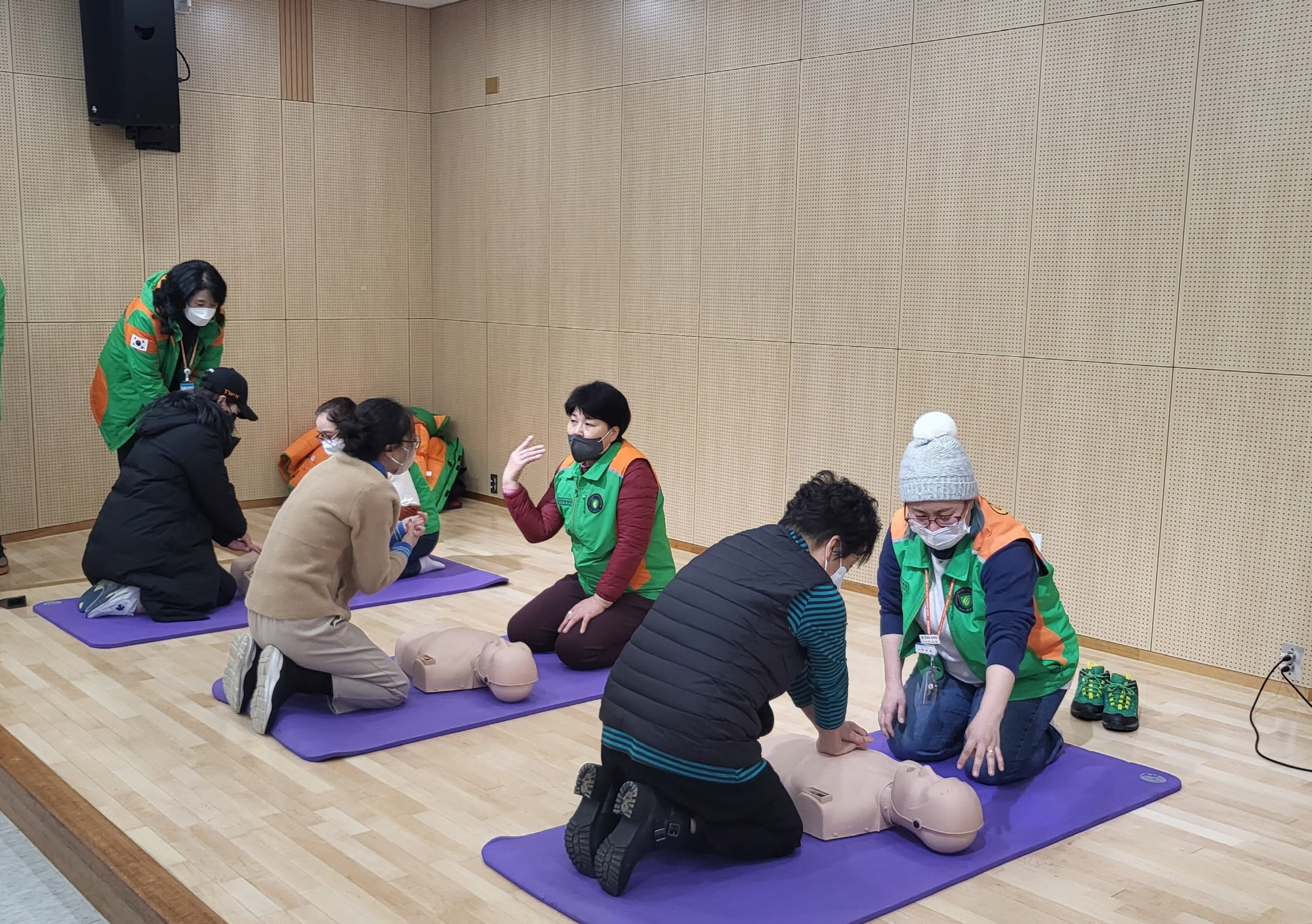 안산시 성포동 통장협의회, 심폐소생술 교육 실시
