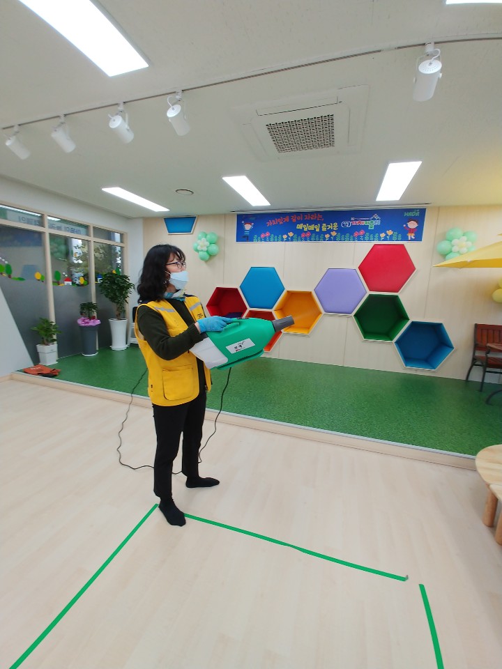 안산시 사회적경제기업, 아동보호시설 긴급 방역봉사