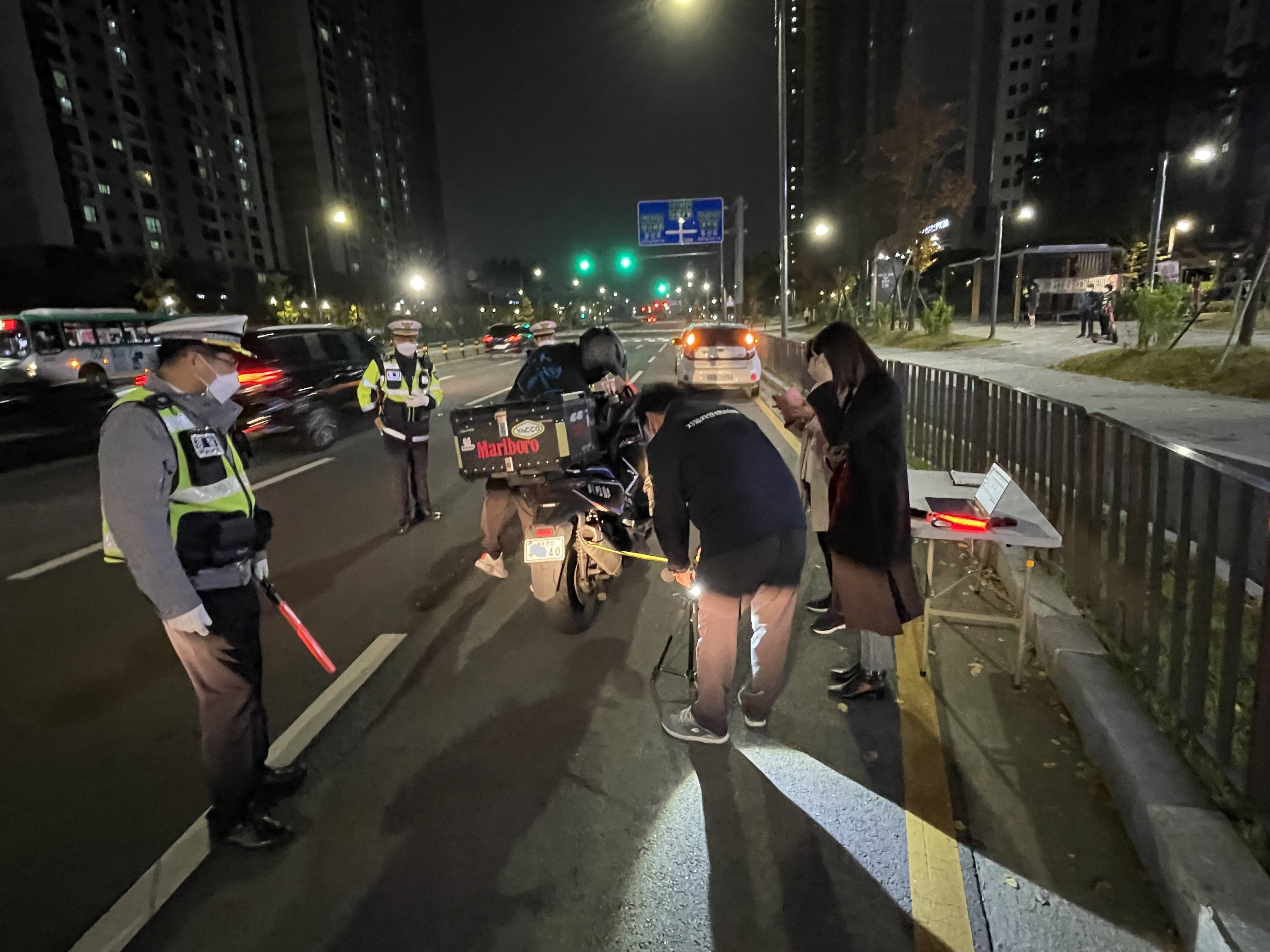 안산시 단원구, 이륜차 소음·불법개조 합동단속