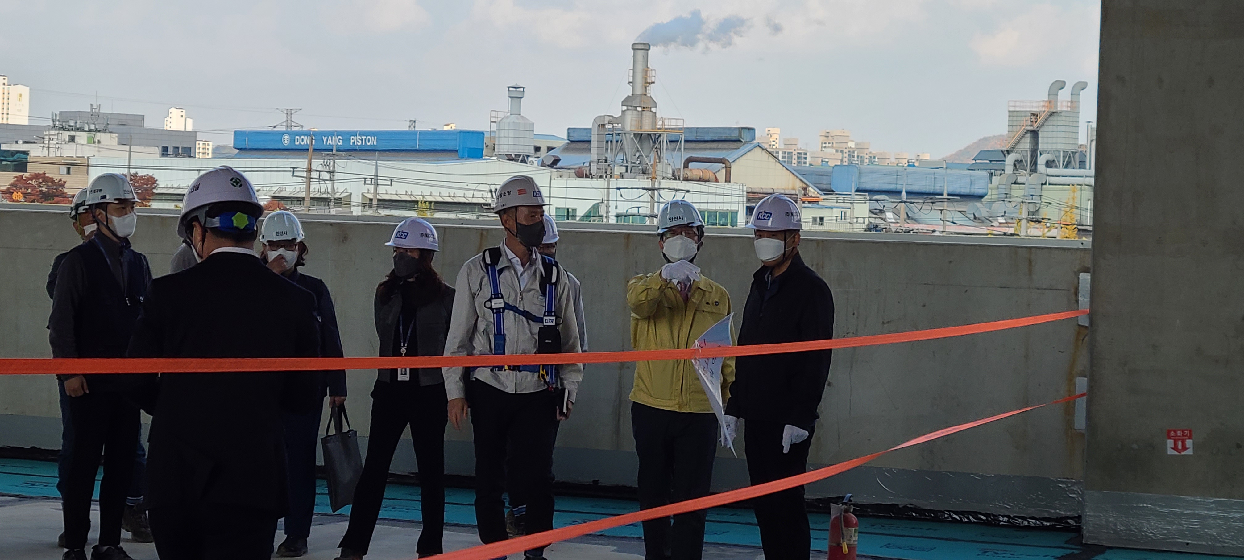 이진찬 안산시 부시장, 국가안전대진단 공사현장 점검