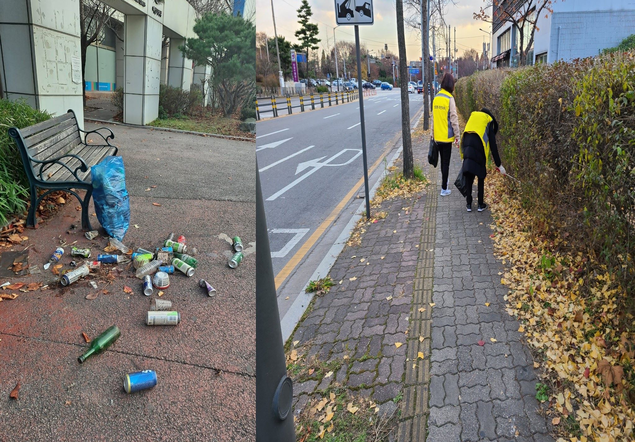 안산시 성포동 주민자치위원회, 충장로 일대 환경정비