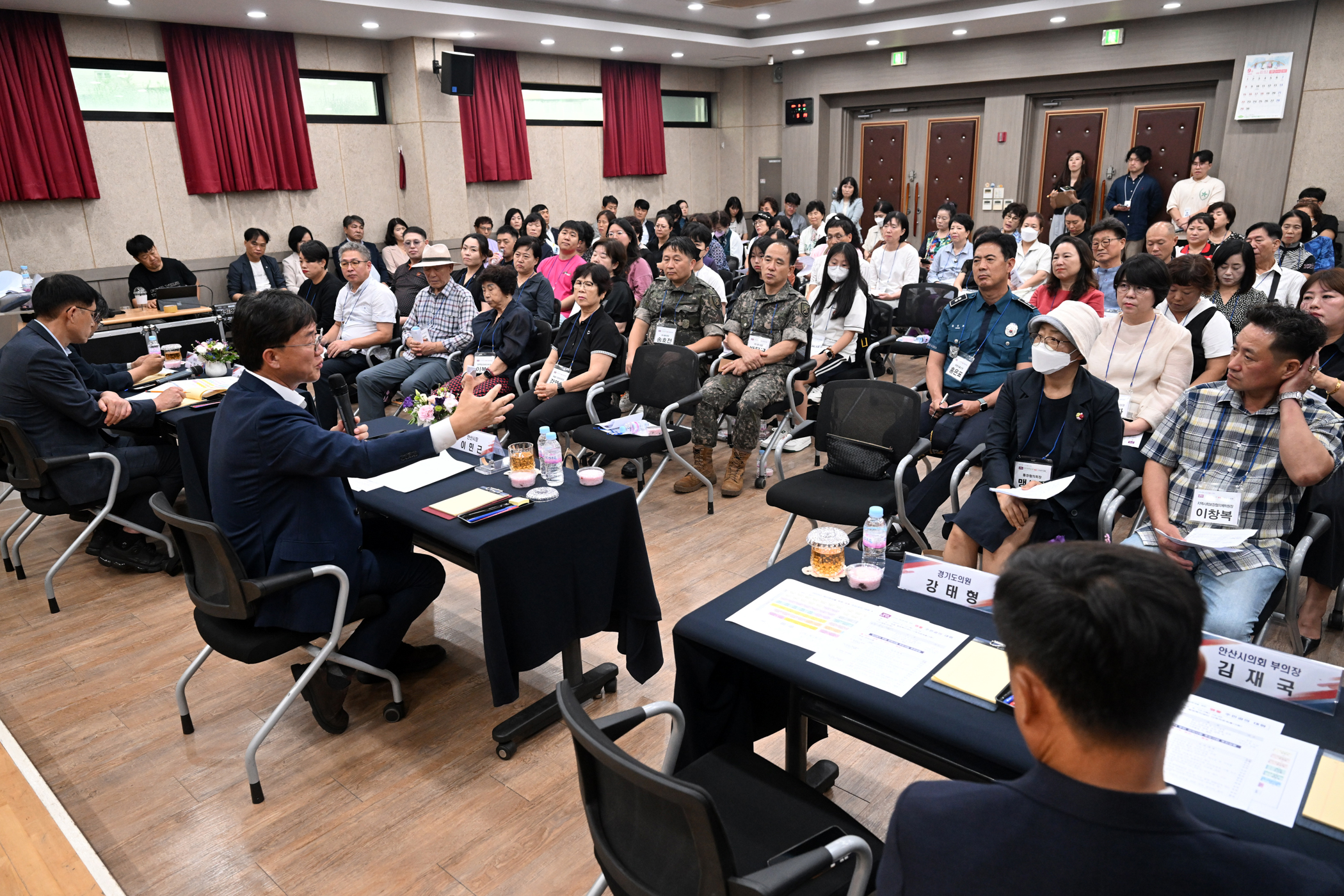 이민근 안산시장, 내년 예산 편성 전 25개 동 주민과의 대화 나서