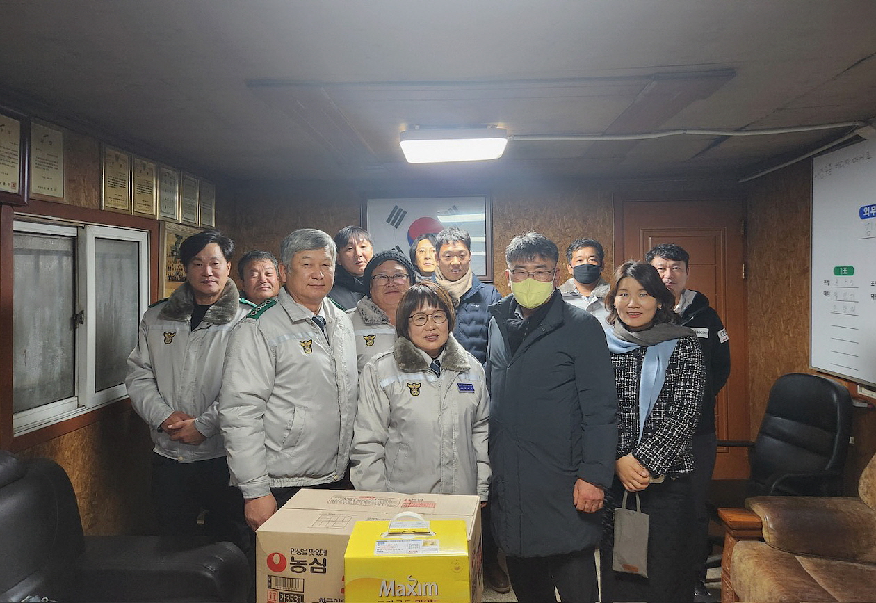 안산시 대부동, 대부 자율방범 1·2지대 격려 방문