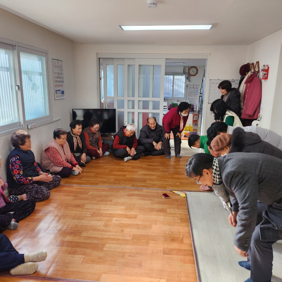 안산시 와동, 설맞이 경로당 방문 신년인사