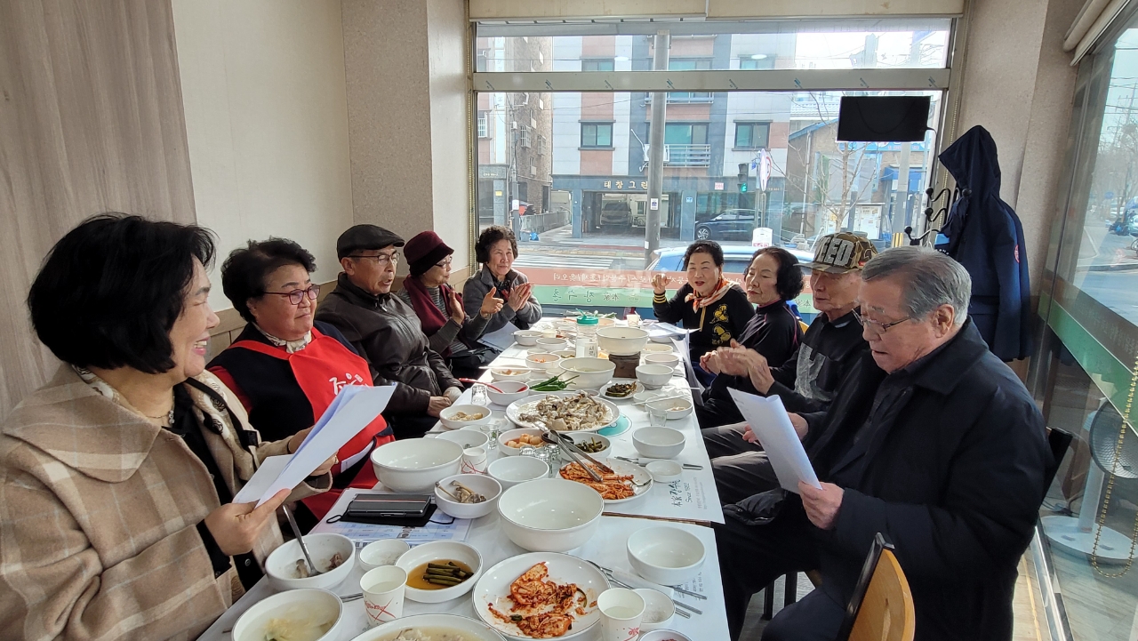 안산시 선부2동, 경로당 회장단과 간담회 개최