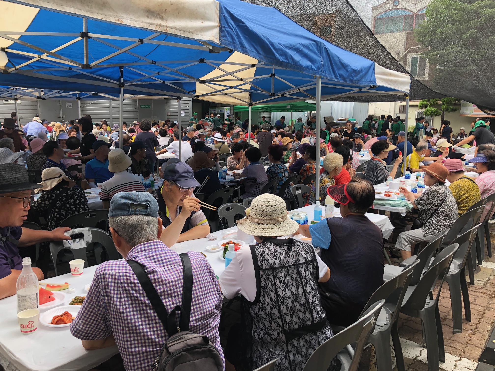 안산시 부곡동 새마을회, 어르신 삼계탕 孝잔치 개최