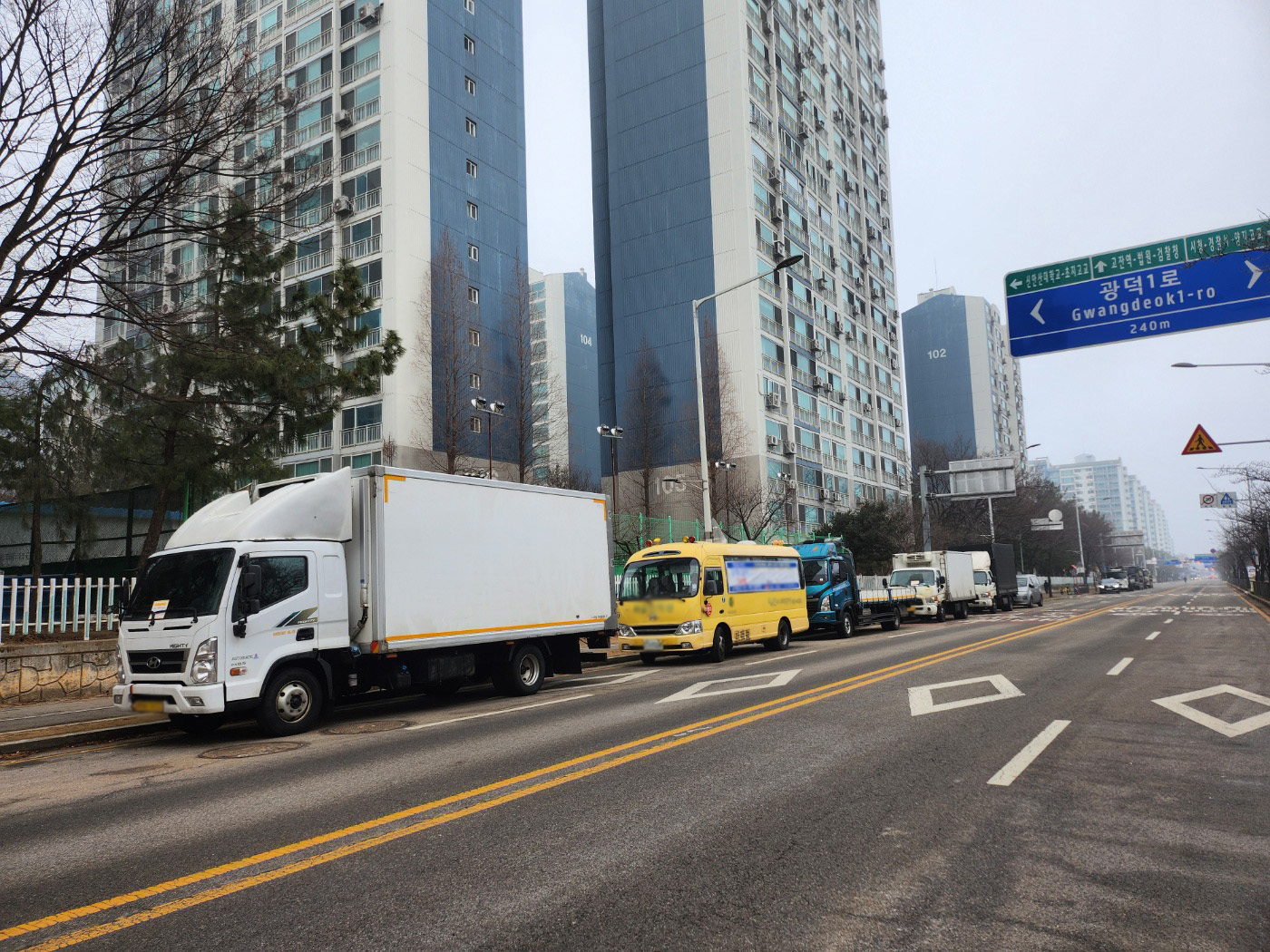 안산시, 대형차 불법 주정차 없는 청정도시 조성 위해 점검·계도 전개