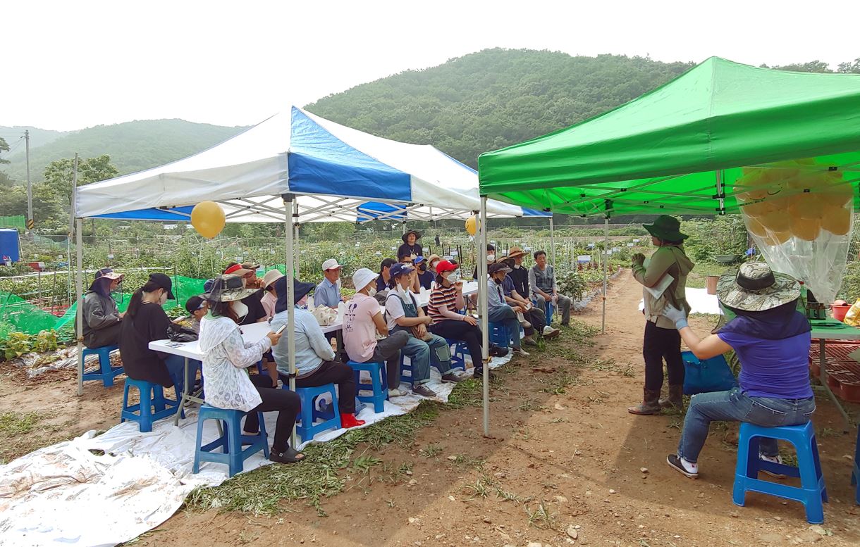 안산시 부곡동 주민자치회, 주말농장 텃밭 교육 실시