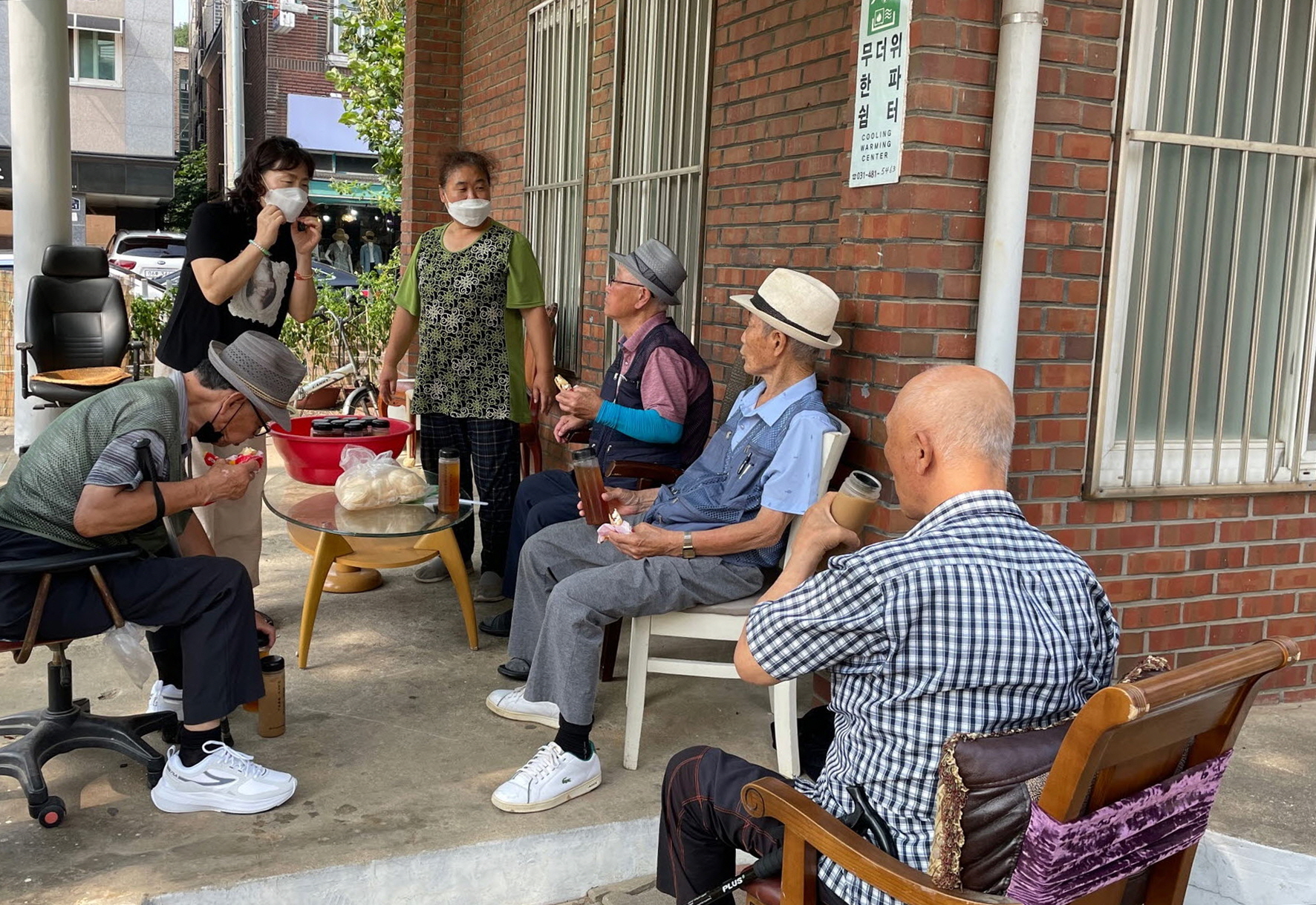 안산시 사이동 지역사회보장협의체, 찾아가는 카페 운영