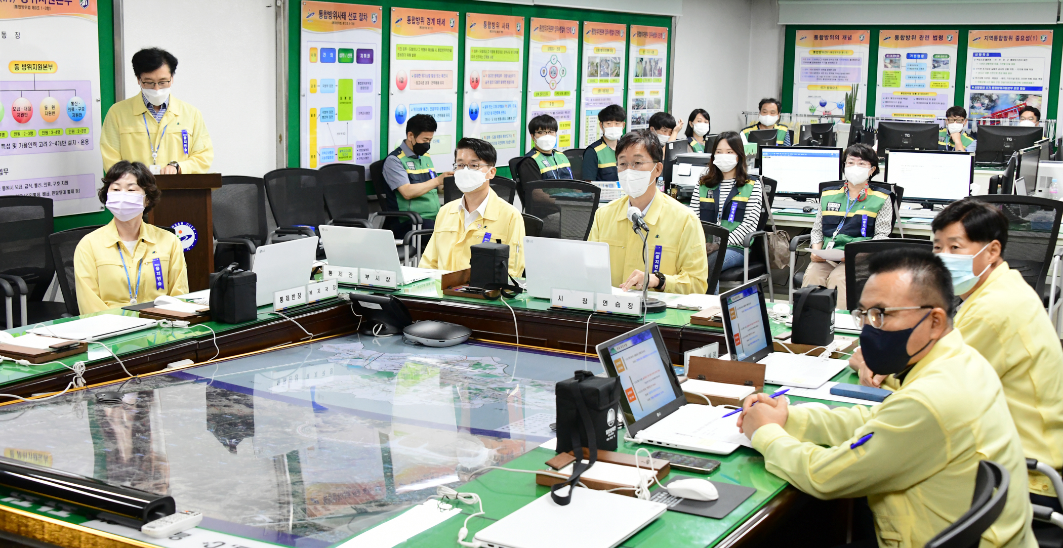 안산시, 2022년 을지연습 연계 민방공 대피훈련 실시