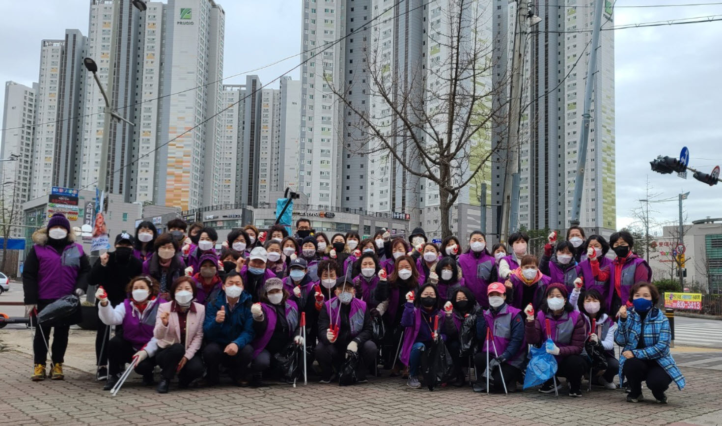 안산시 성포동 통장협의회, 봄맞이 환경정비 실시