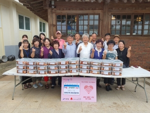 안산시 대부동 지사협, 여름愛 오이소박이 나눔 행사