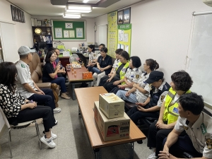 안산시 초지동, 관내 자율방범대 격려 방문