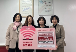 안산시, 국공립어린이집분과위원회로부터 이웃사랑 캠페인 행사 수익금 기탁받아