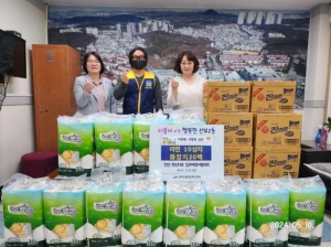 한신더휴 입주예정자협의회, 안산시 선부2동에 이웃사랑 물품 전달