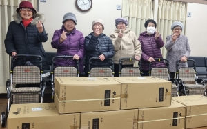 안산시, 한두건설(주)서 사할린동포 어르신 위한 후원품 기탁받아