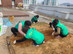 안산시 신길동,‘행복 나눔 옥상텃밭’가꿔