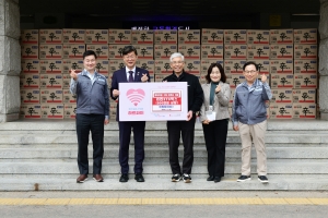 안산시, 태림페이퍼(주)로부터 취약계층 지원 물품 기탁받아