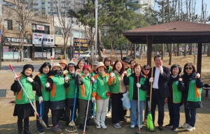 안산시 해양동 자율방재단, 빗물받이 및 배수로 정비