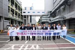이민근 안산시장, 대덕전자 방문…“기업 애로 청취·지원 강화”