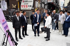 이민근 안산시장,‘현답버스’타고 중앙동 주민과 상권 활성화 모색