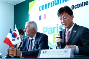 이민근 안산시장, 프랑스 현지서 ASV 경제자유구역 투자유치 IR 진행