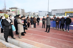 안산시, 월피체육문화센터 공사 현장 점검… 주차 면수 2배 더