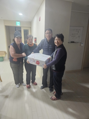 안산시 백운동 체육회, 경로당 8개소에 사골 후원