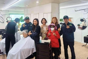 안산시 이동 행복마을관리소, 무료 이미용 서비스 첫발