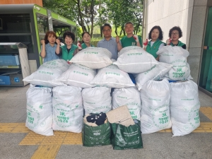 안산시 원곡동 새마을회, 헌옷 모아 새옷 나눔 실천