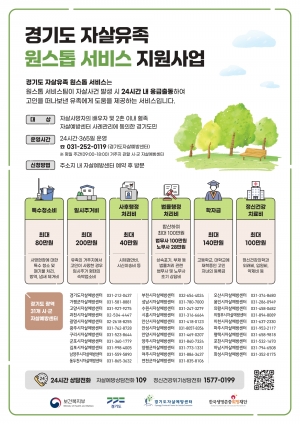 안산시, 자살유족 원스톱 서비스로 심리·복지 지원 강화