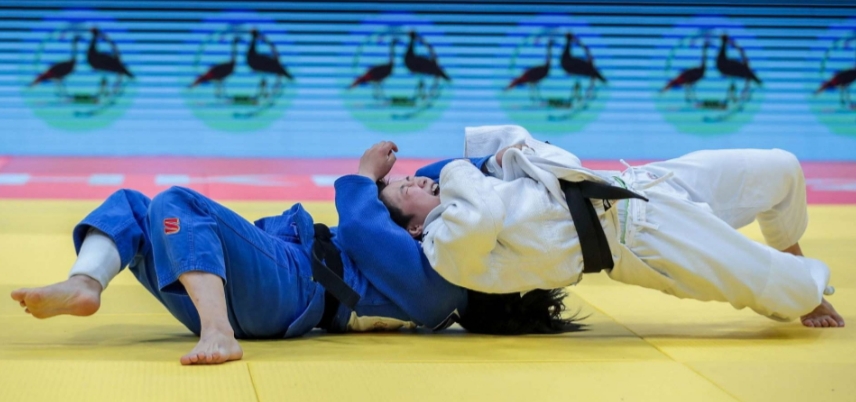 안산시청 정보경, 국제대회 여자 52㎏급 유도 금메달 획득