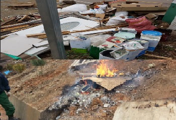 단원구, 폐기물 불법소각 및 불법투기 집중단속 실시