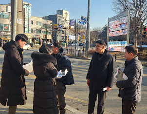 안산시 단원구, 주민 건의사항 해결 현장방문 사진