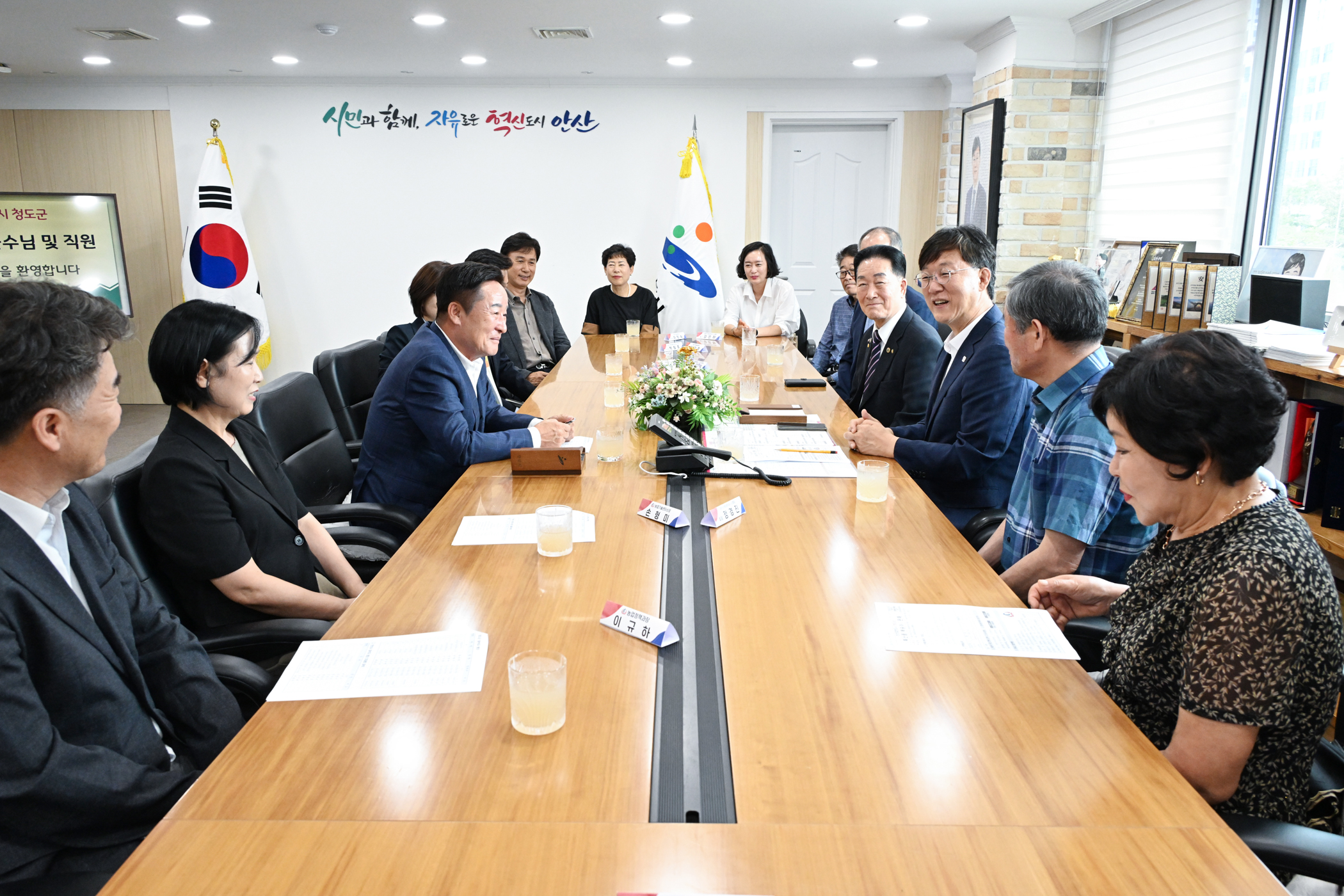 청도군과 농특산물 판매·고향사랑기부로 우의 다져 이미지 1
