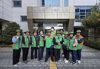 단원구 백운동, 자율방재단 ‘안전문화 캠페인 및 환경정화 활동’ 전개 사진