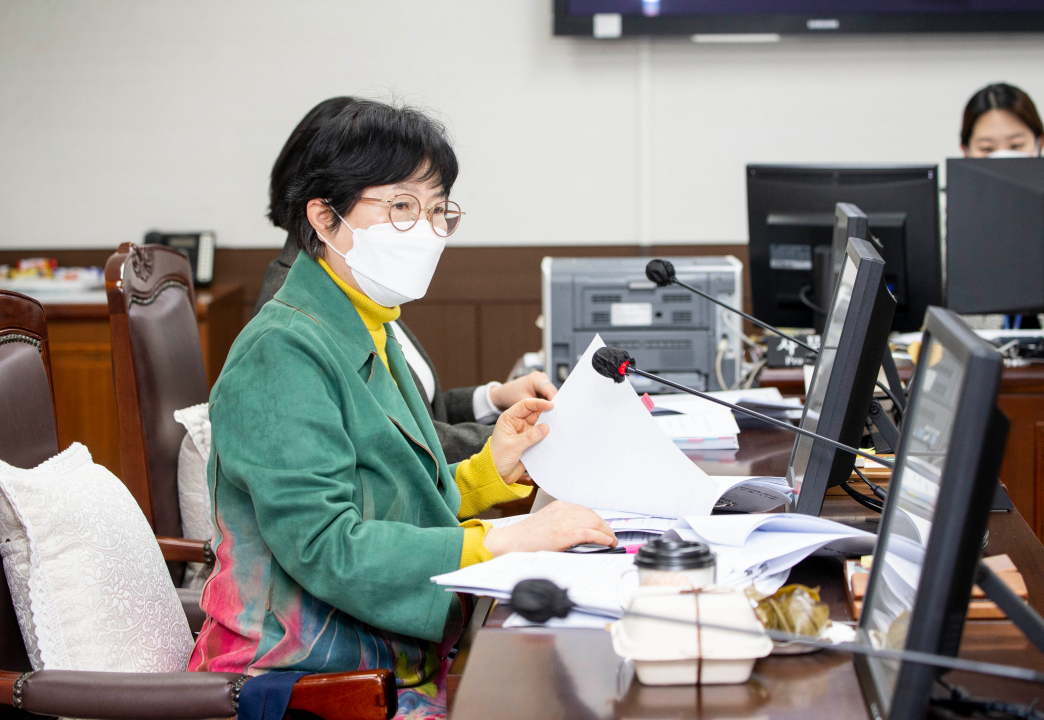 제282회 안산시의회 임시회 문화복지위원회 사진