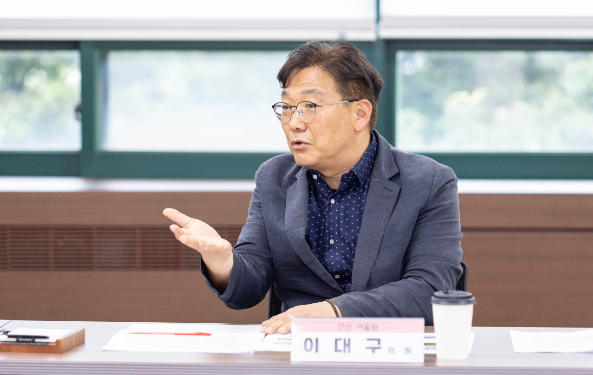 의원연구단체 안산어울림 간담회 사진