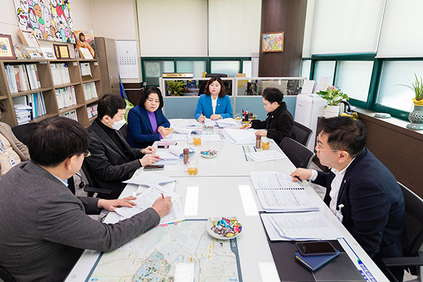 제9대 후반기 도시환경위원회 제4차 간담회 사진