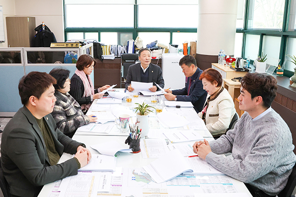 제9대 후반기 기획행정위원회 제4차 간담회 사진