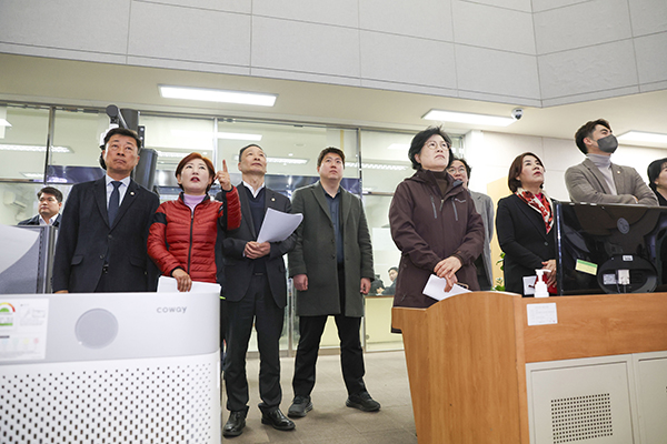 제296회 안산시의회 임시회 기획행정위원회 현장활동 사진