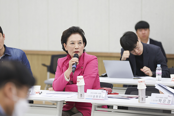 안산선 지하화 및 상부개발 추진전략 수립용역 최종보고회 사진