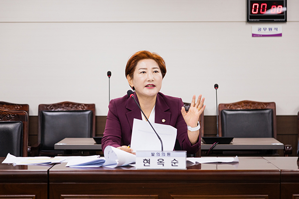 제297회 안산시의회 제1차 정례회 문화복지위원회 사진