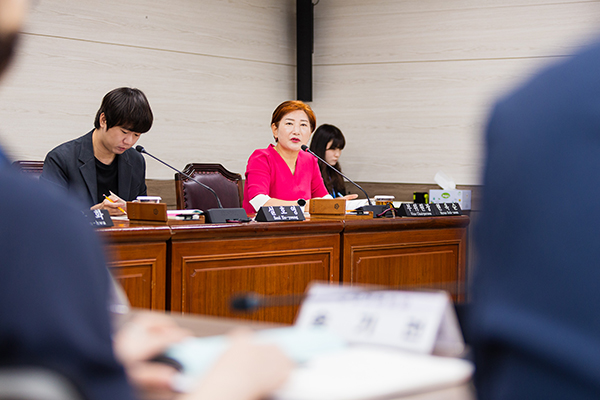 제297회 안산시의회 제1차 정례회 의회운영위원회 행정사무감사 사진