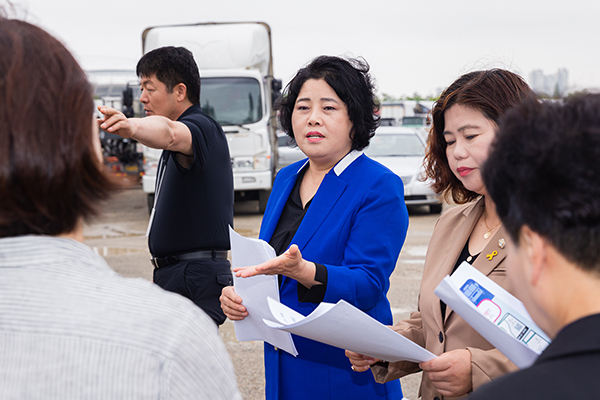 제297회 안산시의회 제1차 정례회 도시환경위원회 현장활동 사진