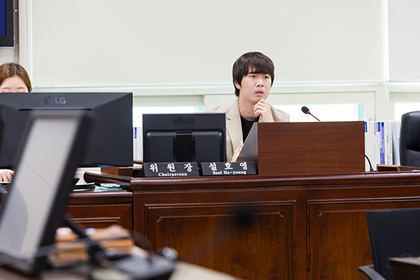 제298회 안산시의회 임시회 문화복지위원회 사진