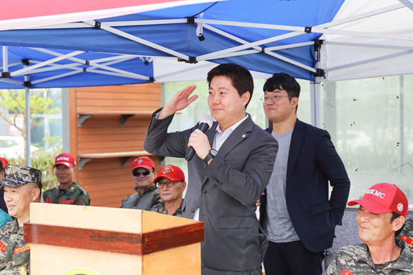 해병대 안산시전우회 환경정화활동 사진