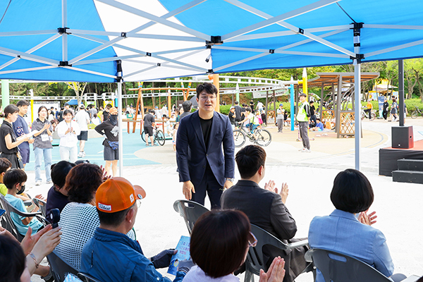호수공원 가족친수놀이터 개장식 사진